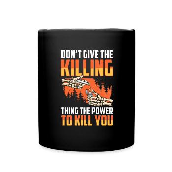 Non-smoking discipline Do not smoke addiction - Full Colour Mug - black - Front