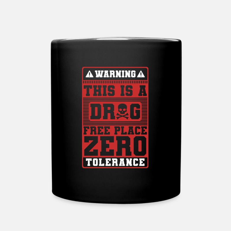 Dépendance Marijuana sobre - Mug uni - noir