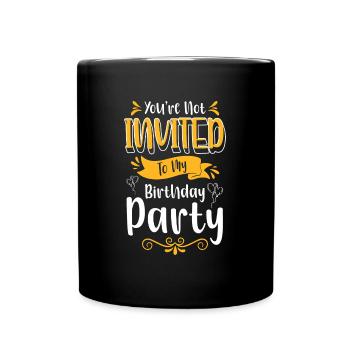 Celebration Funny - Full Colour Mug - black - Front