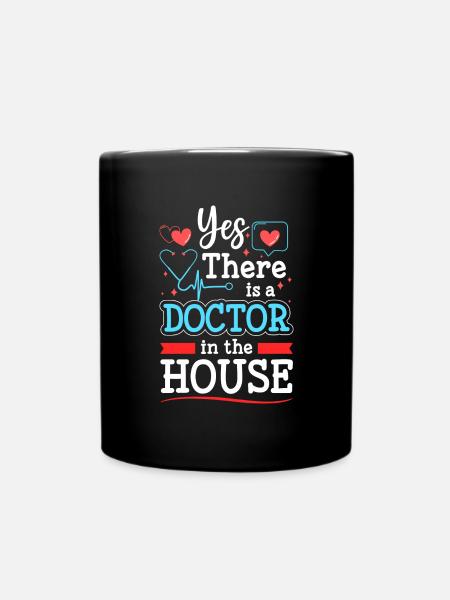 Doktor Student Schmerz - Tasse einfarbig - Schwarz