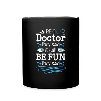 Doctor Medicine Student Pain - Full Colour Mug - black - Front