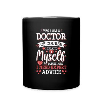 Médecin Urgence Hospitalière - Mug uni - noir - Devant