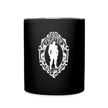 Fighter JDR pour joueur de jeux de rôles - Mug uni - noir - Devant