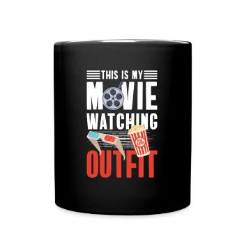 Filmstar Hollywood - Tasse einfarbig - Schwarz - Vorne