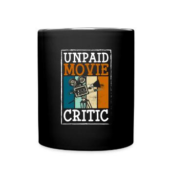 Filmliebhaber Schauspieler Klappe Hollywood - Tasse einfarbig - Schwarz - Vorne
