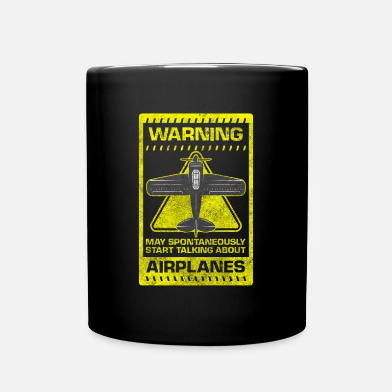 Aéromodélisme d’avion - Mug uni - noir