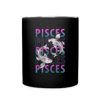 Zodiac Horoscope Constellation Zodiac - Full Colour Mug - black - Front