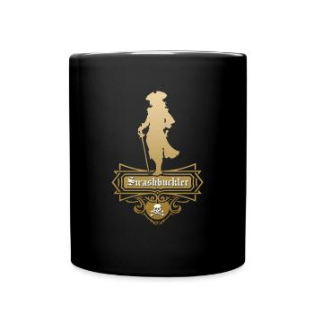 Pirate Swashbuckler - Full Colour Mug - black - Front