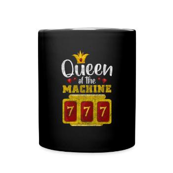 Kasino Slot Casino - Tasse einfarbig - Schwarz - Vorne