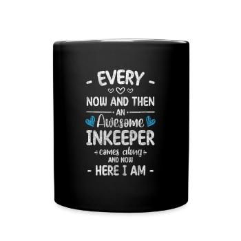 Taverne Restaurant Économie - Mug uni - noir - Devant