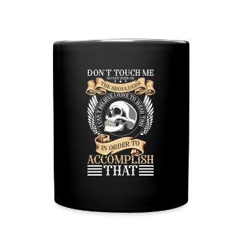 Il suffit de regarder drôle - Mug uni - noir - Devant