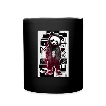 Cool Panda par ART8NS Art ON Streetwear - Mug uni - noir - Devant