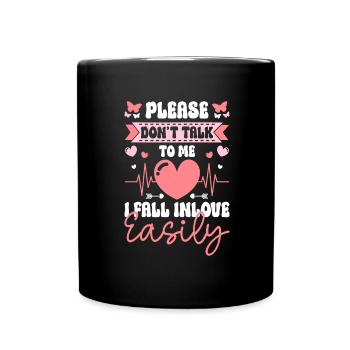 Dear Friend Romance Great Love - Full Colour Mug - black - Front