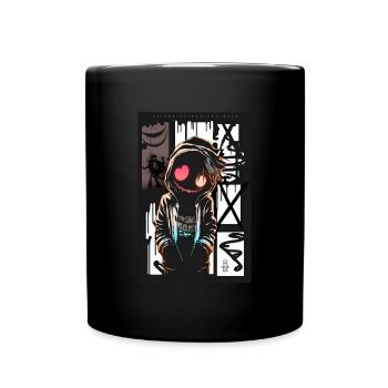 Anonymus love par ART8NS - Art ON Streetwear - Mug uni - noir - Devant