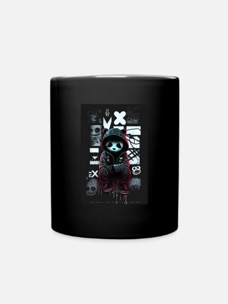 Panda par ART8NS - Art ON Streetwear - Mug uni - noir
