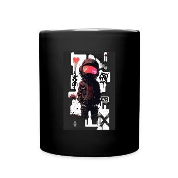 Cyberpunk by ART8NS - Art ON Streetwear - Tasse einfarbig - Schwarz - Vorne