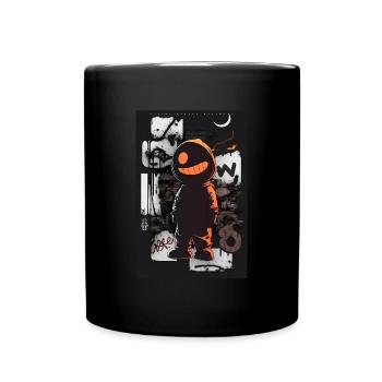 Robot by ART8NS - Art ON Streetwear - Mug uni - noir - Devant