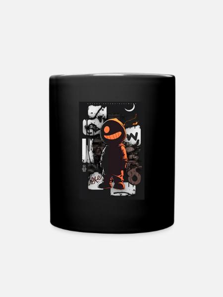 Robot by ART8NS - Art ON Streetwear - Mug uni - noir