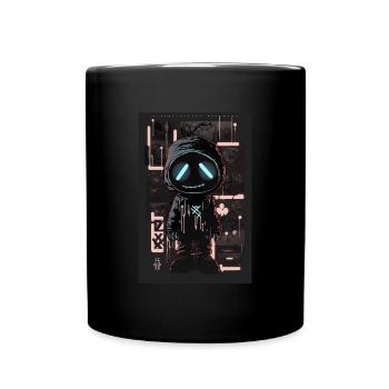 Crazy Graffiti Robot par ART8NS - Art ON Streetwear - Mug uni - noir - Devant