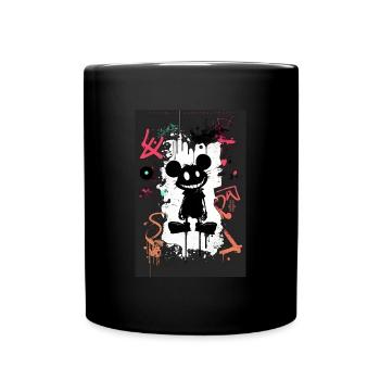 Maus par ART8NS - Art ON Streetwear - Mug uni - noir - Devant
