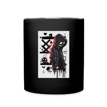The Walking by ART8NS - Art ON Streetwear - Mug uni - noir - Devant