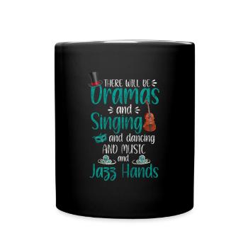 Bühne Bühnenbild Kino - Tasse einfarbig - Schwarz - Vorne