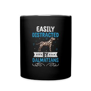 Dog Breed Paws Points - Full Colour Mug - black - Front