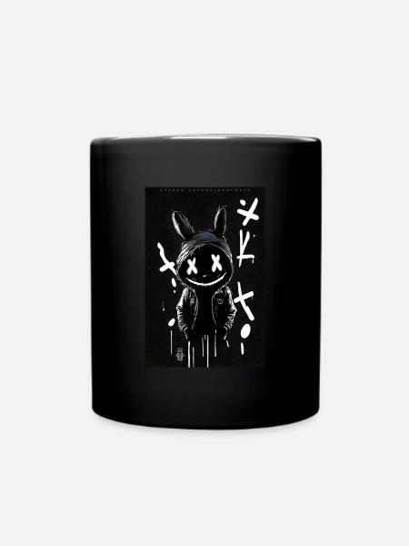 Bunny by ART8NS - Art ON Streetwear - Tasse einfarbig - Schwarz