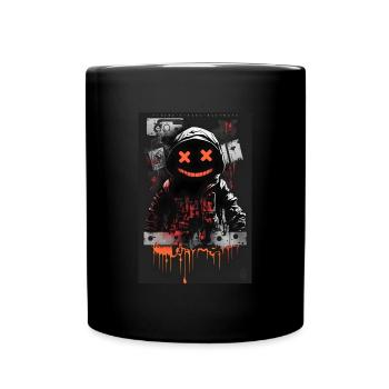 Robot by ART8NS - Art ON Streetwear - Mug uni - noir - Devant