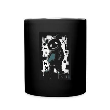 Cyber Teddy par ART8NS Art ON Streetwear - Mug uni - noir - Devant
