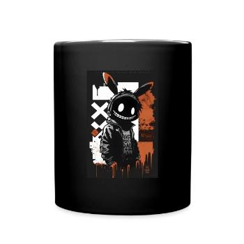 Bunny by ART8NS - Art ON Streetwear - Tasse einfarbig - Schwarz - Vorne