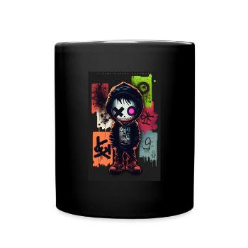 Poupée d’horreur par ART8NS - Art ON Streetwear - Mug uni - noir - Devant