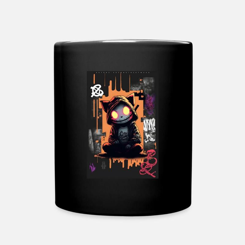 Devilish Cat par ART8NS - Art ON Streetwear - Mug uni - noir