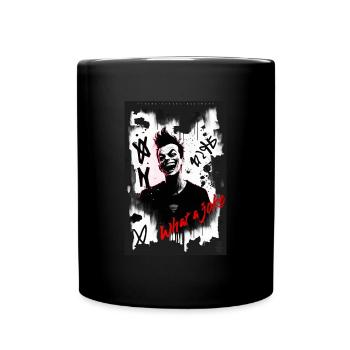 What a Joke par ART8NS - Art ON Streetwear - Mug uni - noir - Devant