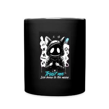 Trust me by ART8NS Art ON Streetwear - Tasse einfarbig - Schwarz - Vorne