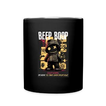 Beep Boop par ART8NS - Art ON Streetwear - Mug uni - noir - Devant