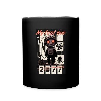 Mon premier amour par ART8NS - Art ON Streetwear - Mug uni - noir - Devant
