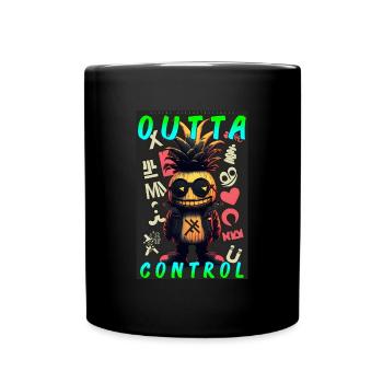 Outta Control par ART8NS - Art ON Streetwear - Mug uni - noir - Devant