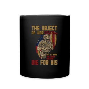 Military Tanks Weapons - Full Colour Mug - black - Front
