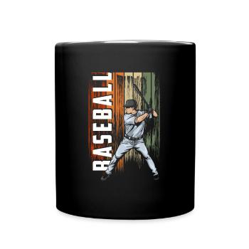 Équipe de baseball Mannschaft - Mug uni - noir - Devant