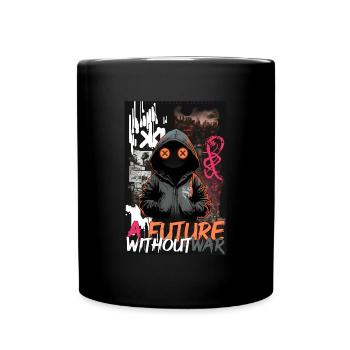 Un avenir sans guerre par ART8NS - Art ON Streetwear - Mug uni - noir - Devant
