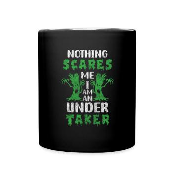 Vocation de cercueil funéraire de pompes funèbres - Mug uni - noir - Devant