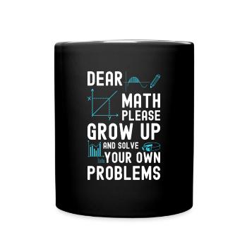 Student Uni Jura - Tasse einfarbig - Schwarz - Vorne