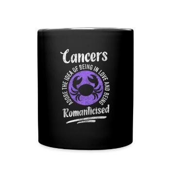 Cancer Astrology Element Water - Full Colour Mug - black - Front