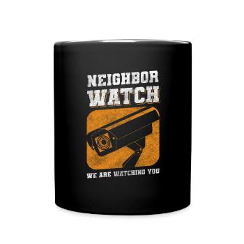 Neighbors Friendship Village Roommate - Full Colour Mug - black - Front