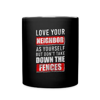 Neighborhood Residents Inauguration Ceremony - Full Colour Mug - black - Front