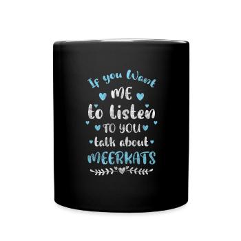 Wildlife Africa Horizontal stripes Wild - Full Colour Mug - black - Front