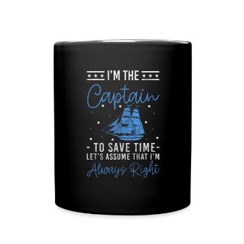 Voilier Sailor Sailor - Mug uni - noir - Devant