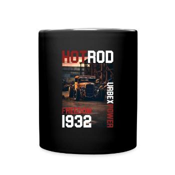 Hot Rod by ART8NS - Art ON Streetwear - Full Colour Mug - black - Front
