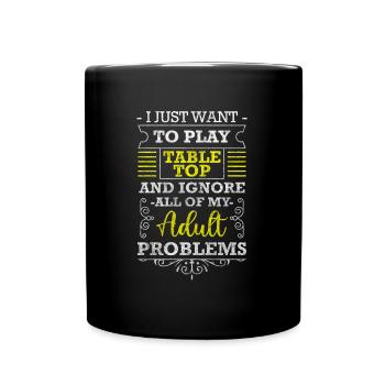 Tabletop Geek Winner Strategy - Full Colour Mug - black - Front